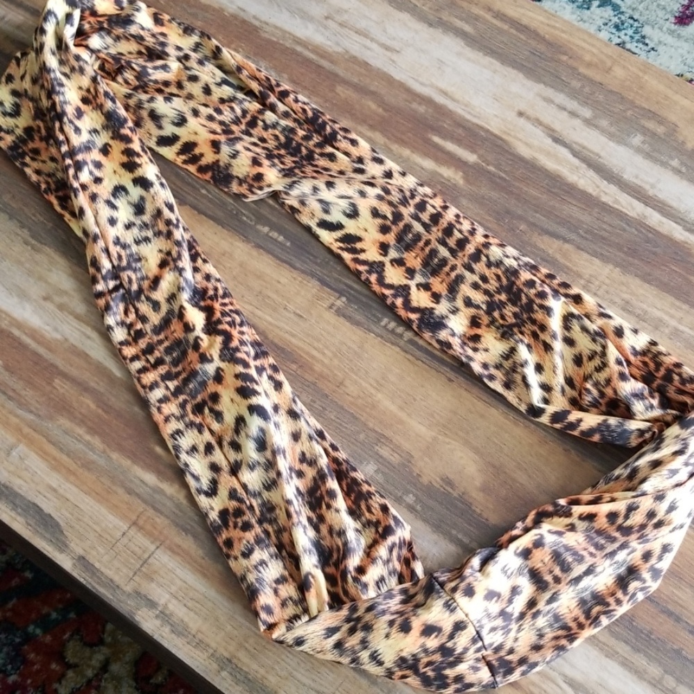 Leopard Print Infinity Scarf - Picture 2 of 4